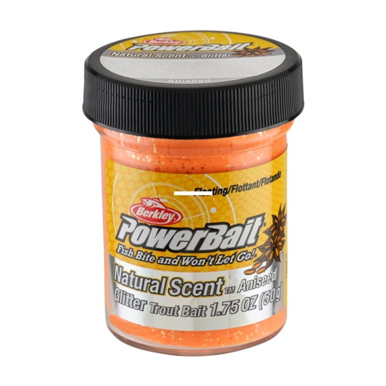 Berkley PB NatGlit TroutBait - 1.75oz Fluorescent Orange