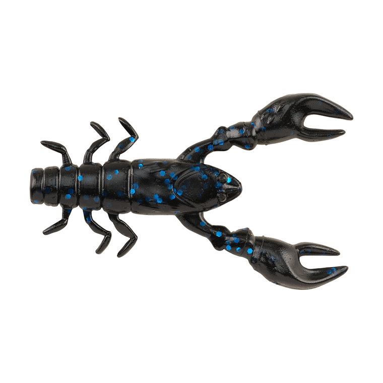 Berkley PB The Champ Craw - 2.5'' Black Blue Fleck 8pk
