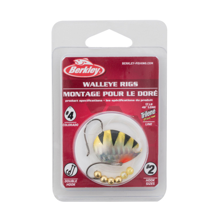 Berkley Walleye Rig - 17 lb Col Yellow Perch 1pk