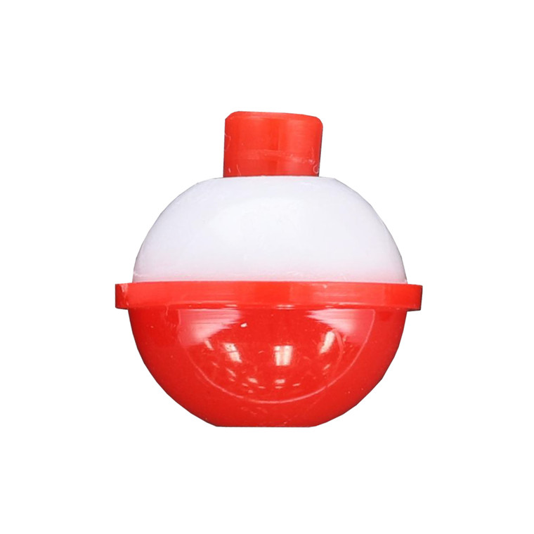 BEST Plastic Bobber - Bulk - Round 1.25''d Yellow/Orange