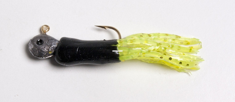 Betts Mini Tube Jig - 1/32oz Black/Chartreuse 3pk