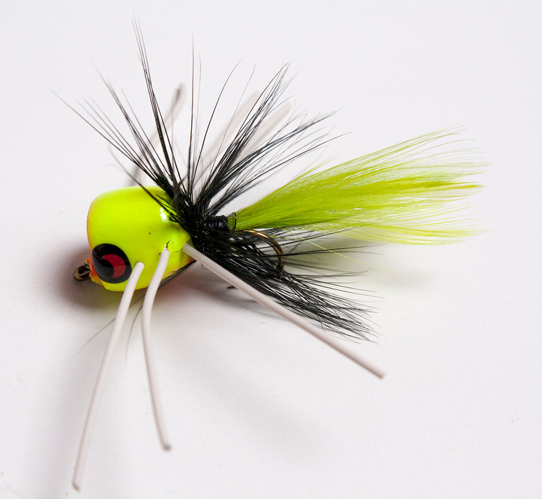 Betts Pop Hop Popper - #10 Flourescent Yellow 1pk