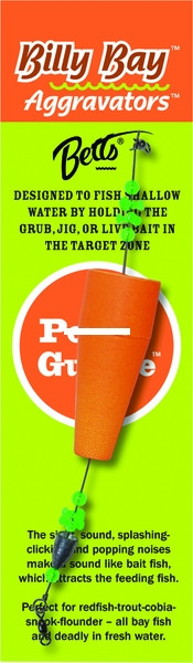 Betts Pop N'Gurgle - Weighted - Popping Float Orange 1pk