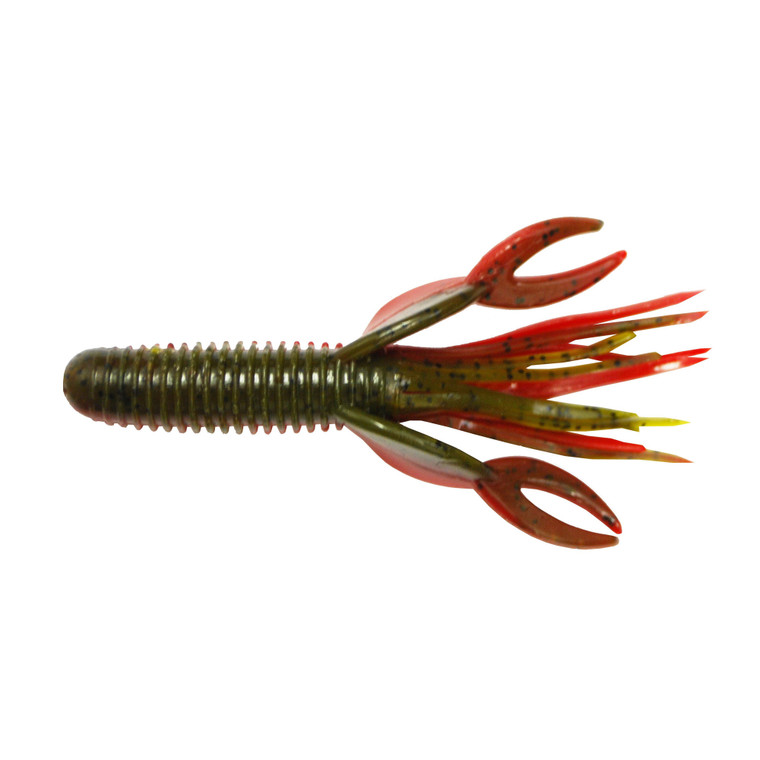 Big Bite Craw Tube - 4'' Gen Pumpkin/Texas Rd 8pk