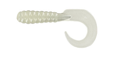 Big Bite Curl Tail Grub - 2'' Glow 10pk
