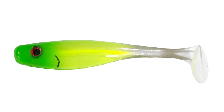 Big Bite Suicide Shad - 3.5'' Lemonade 5pk