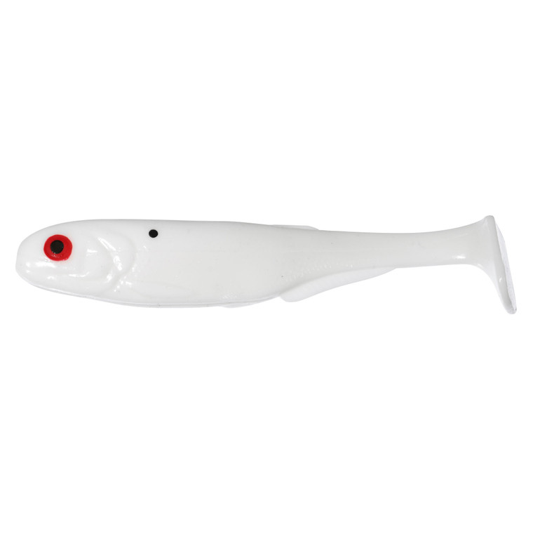Big Joshy J5 Prem Baitfish - 5'' White 4pk