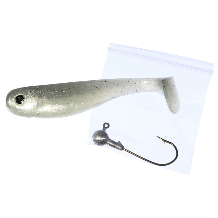 Big Joshy Minnow + Jighead - 3.25'' Smoke Shad 5pk