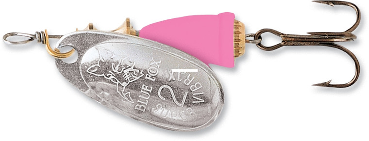 Blue Fox Vibrax Classic 00 - 7/64oz 2'' Silver / Hot Pink