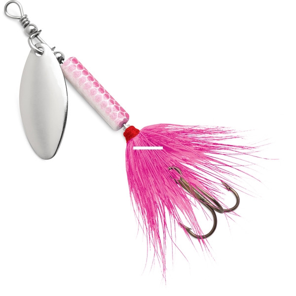 Blue Fox Whip Tail Dp Runner - 1/4oz 2.95'' Pink White