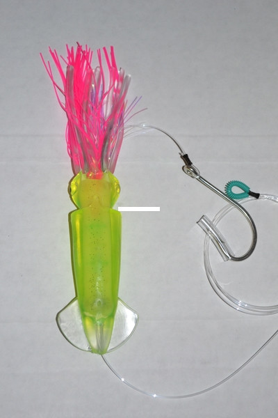 Blue Water Candy - Mahi Mauler - 7'' 8/0 Chartreuse