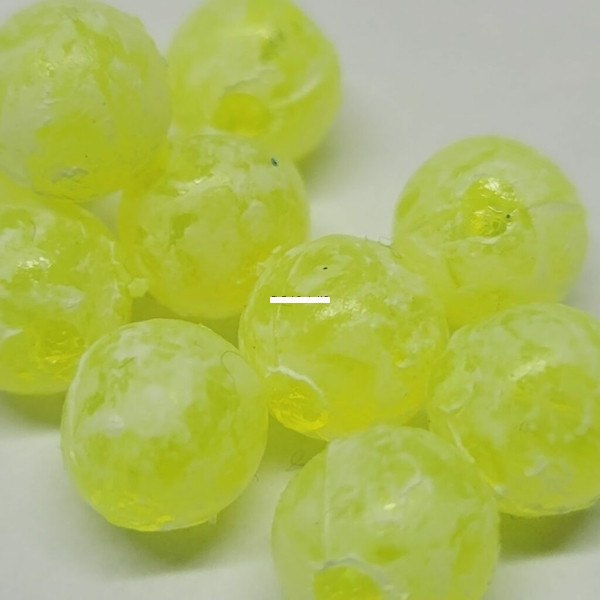 BNR Tackle Soft Beads - 8mm Hot Snot 15pk