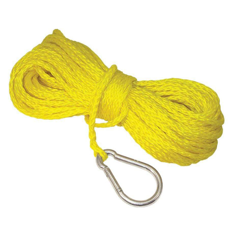 BOAT Anchor Line HollowBraid - 1/4''x100' 2-Tone Yellow