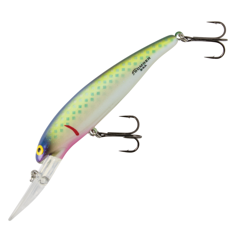 Bomber Deep Long 24A - 3/8oz 3.5'' Cht Shiner