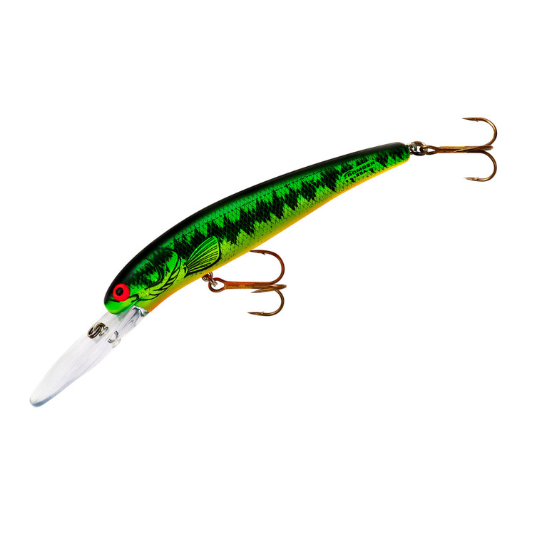 Bomber Deep Long 25A - 3/4oz 4.5'' Fire Tiger Bass
