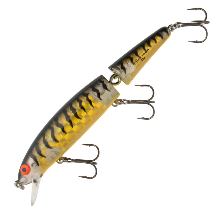 Bomber Jointed Long 15A - 5/8oz 4.5'' GldPrismBlkOrg