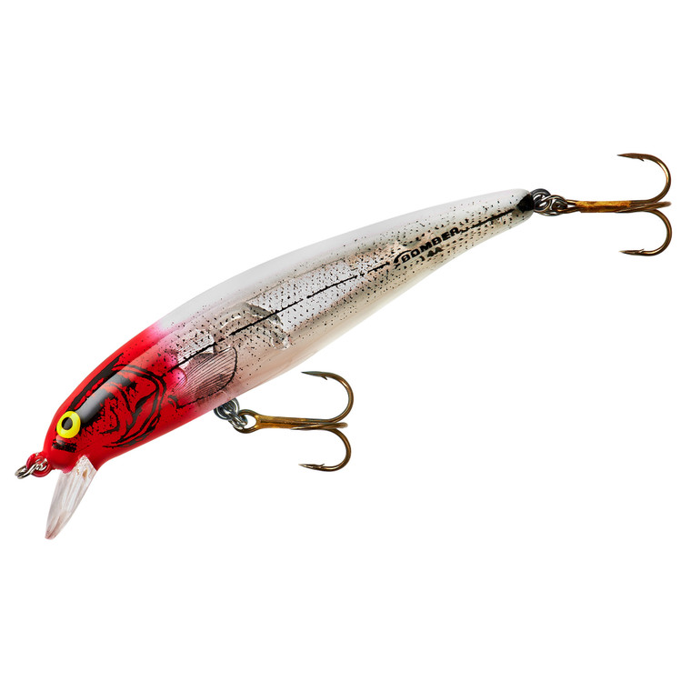 Bomber Long 14A - 3.5'' Silver Flash Red Head