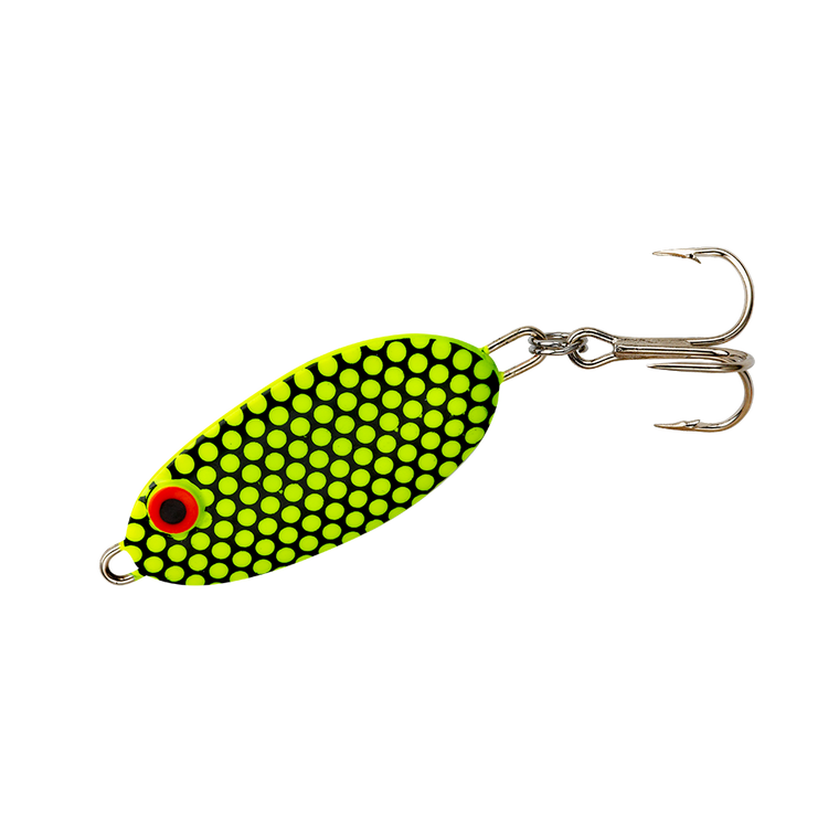 Bomber Slab Spoon - 7/8oz Flr Yellow/Black Scl