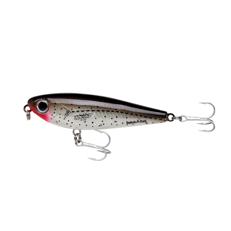 Bomber Saltwater Badonk Hi P - 3/4oz 4'' Spckl'DTrout