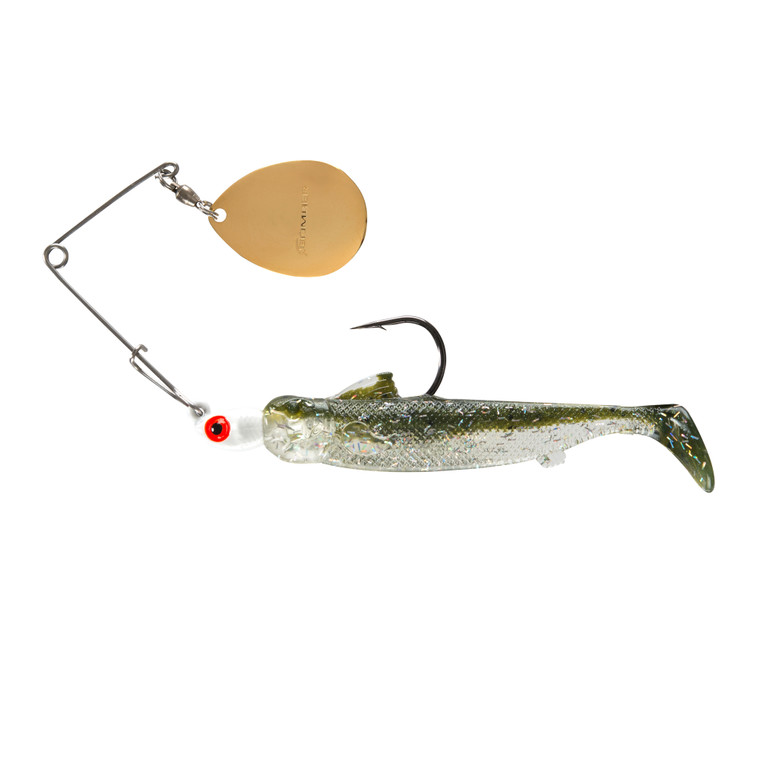 Bomber Saltwater Drum Beater - 1/4oz #4.54/0Wht/SlvMullet