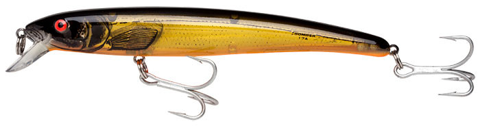 Bomber Saltwater HD Long A - 7'' Cht Flash/Black/Orange