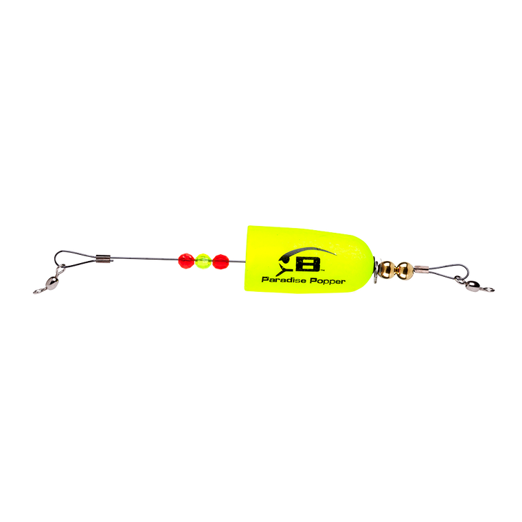 Bomber Saltwater ParadisPp'r - Popper Yellow 1pk