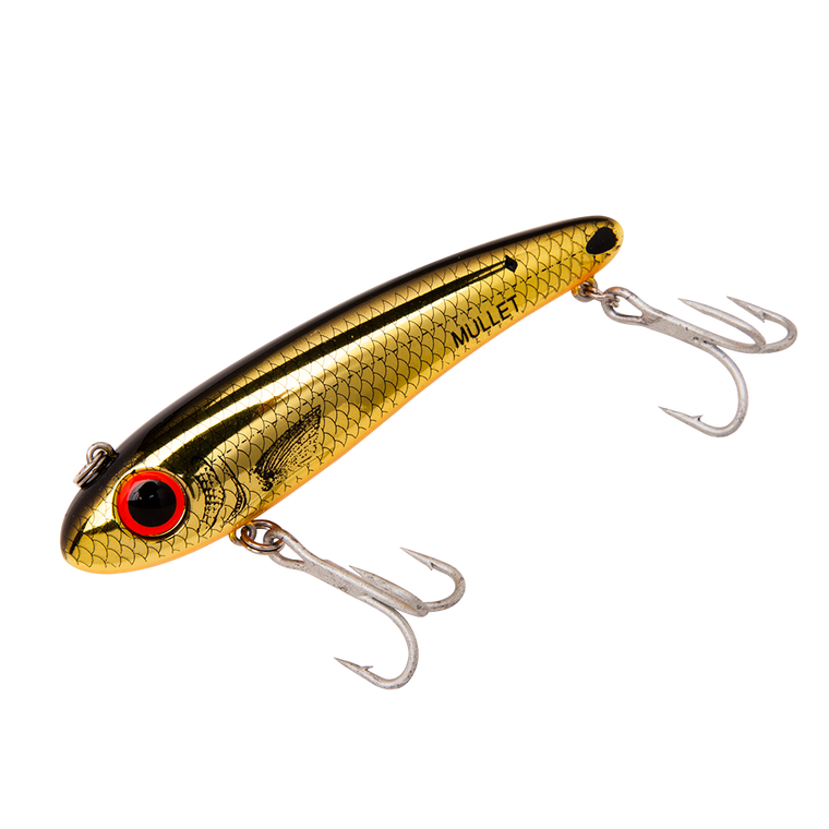 Bomber Saltwater SW Mullet - 5/8oz 3.5'' Gold/Blk/Orange