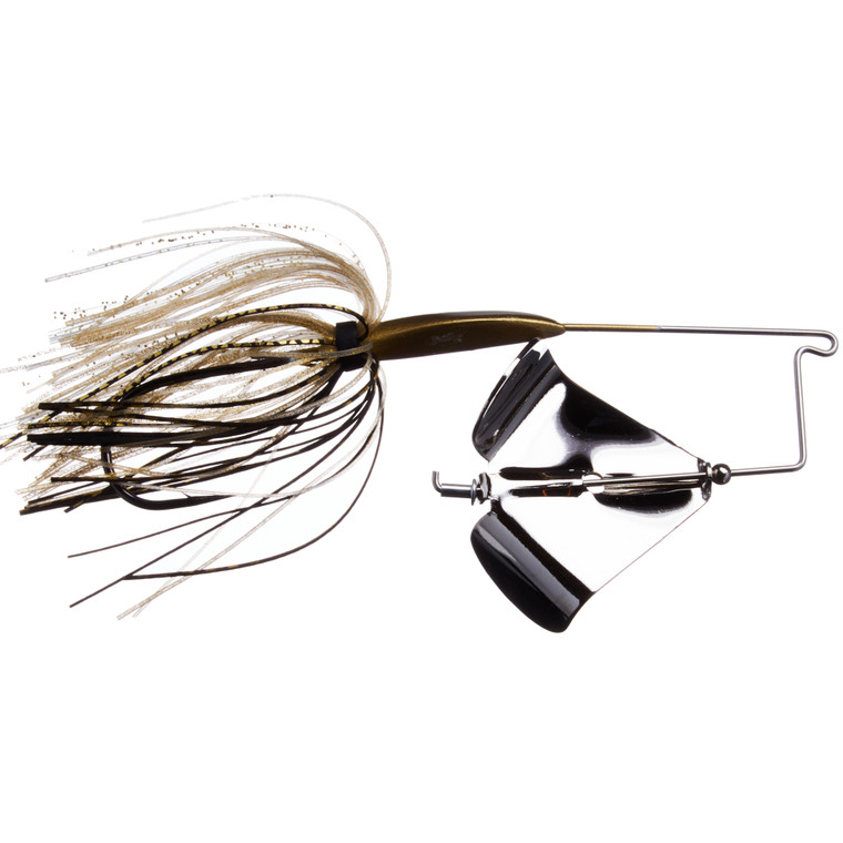 Boogerman Buzz Bait - 3/8oz Nickel; Golden Shiner