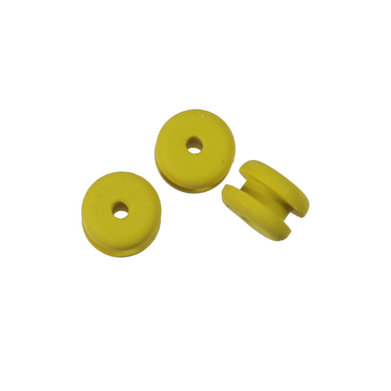 Boss Kat Knot Protectors - Soft Rubber Comp; Yellow 9pk