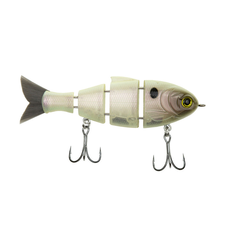 Bucca MB Baby Bull Shad - 1/2oz 3.75'' Pearl Bone