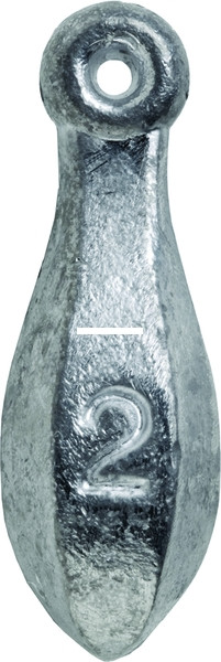 Bullet Weight Bank Sinkers - 1oz Unpainted 80pk