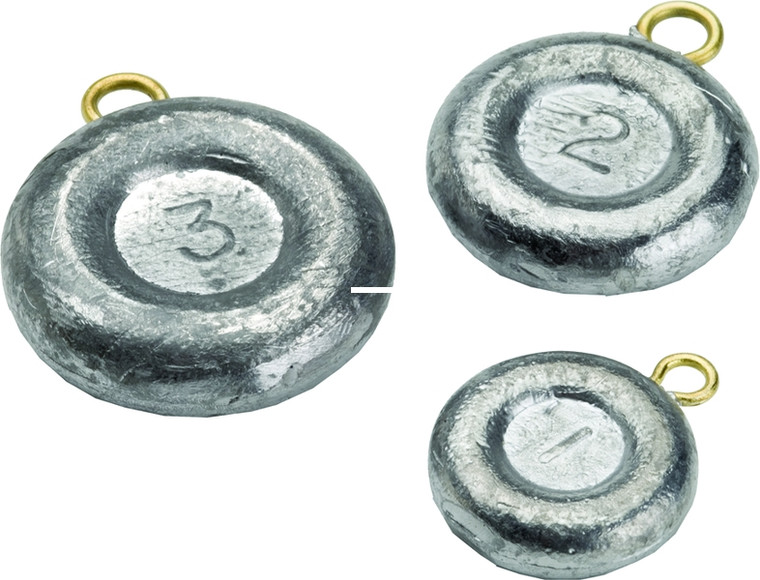 Bullet Weight Disc Sinker - 3oz 5pk