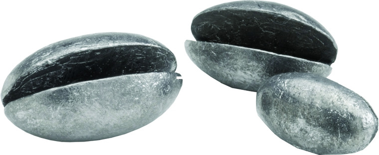 Bullet Weight Egg Sinker - #6 Unpainted 24pk