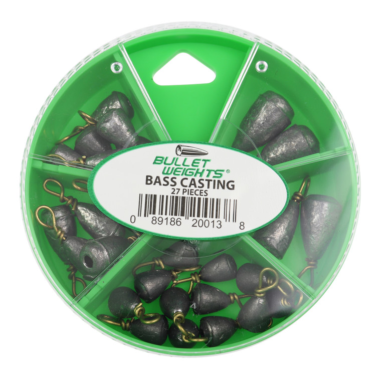Bullet Weight Skillet Assort - Bass Casting 27pc