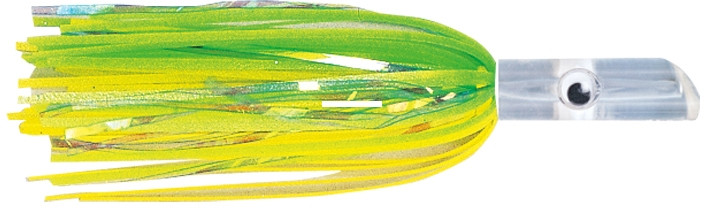 C&H Lures - Lil' Swimmer - RR Mono - Mono Rigged;Grn/Cht Skirt