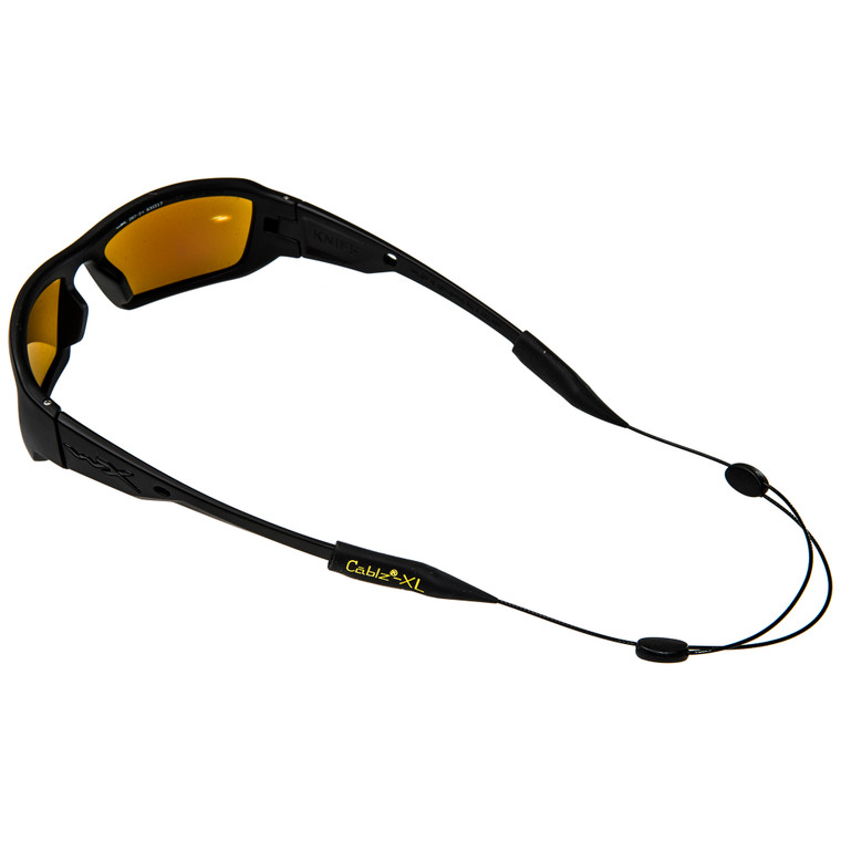 Cablz Adjustable Zipz - SS 14'' XL Black