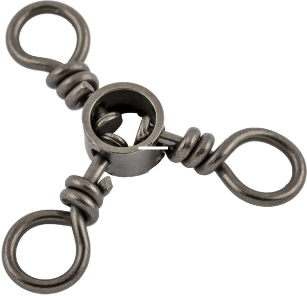 Calcutta Danco 3-Way Swivel - #8 Black