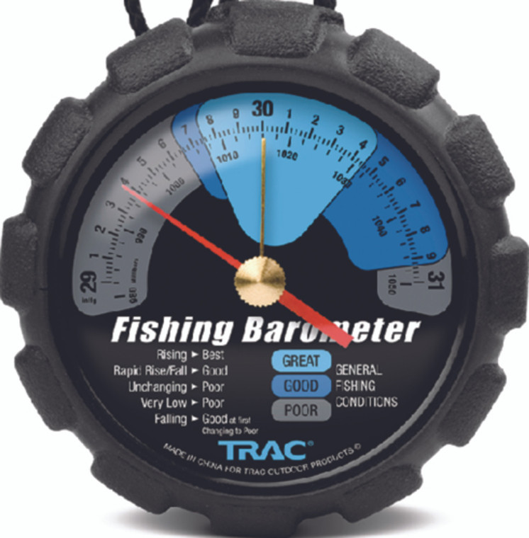 TRAC Fishing Barometer - Adjustable Pressure