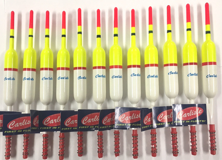 Carlisle Lok Float - Spring - 3/8''d Pencil Ylw/Wh 1p 12bx