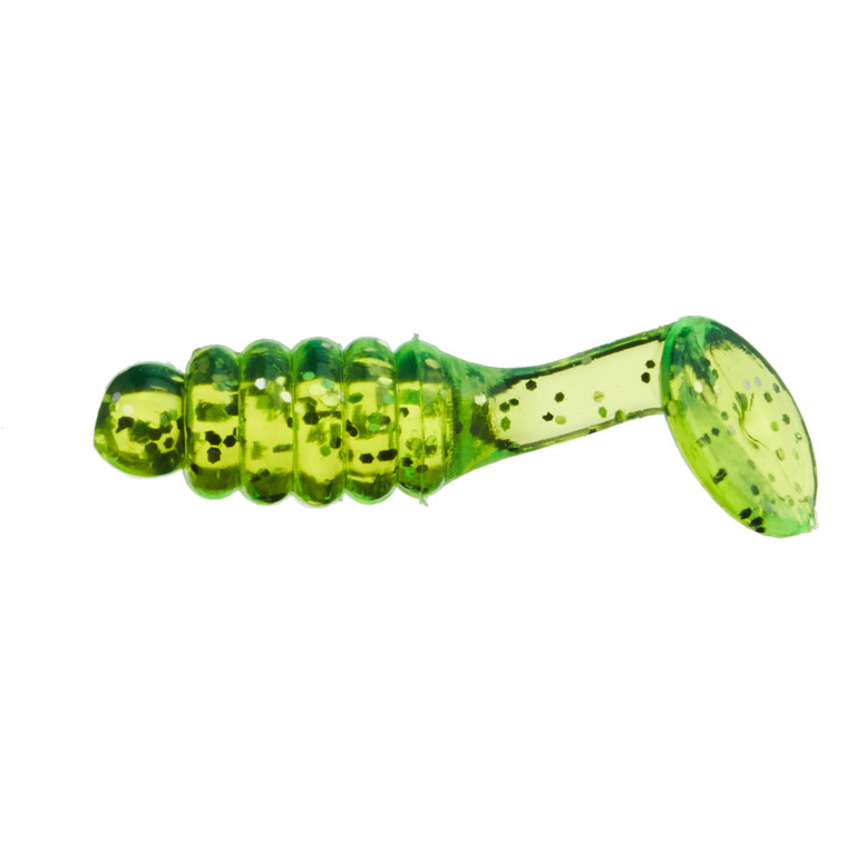 Charlie Brewer CrappSlidrGrb - 1'' Chartreuse Glitter 15pk