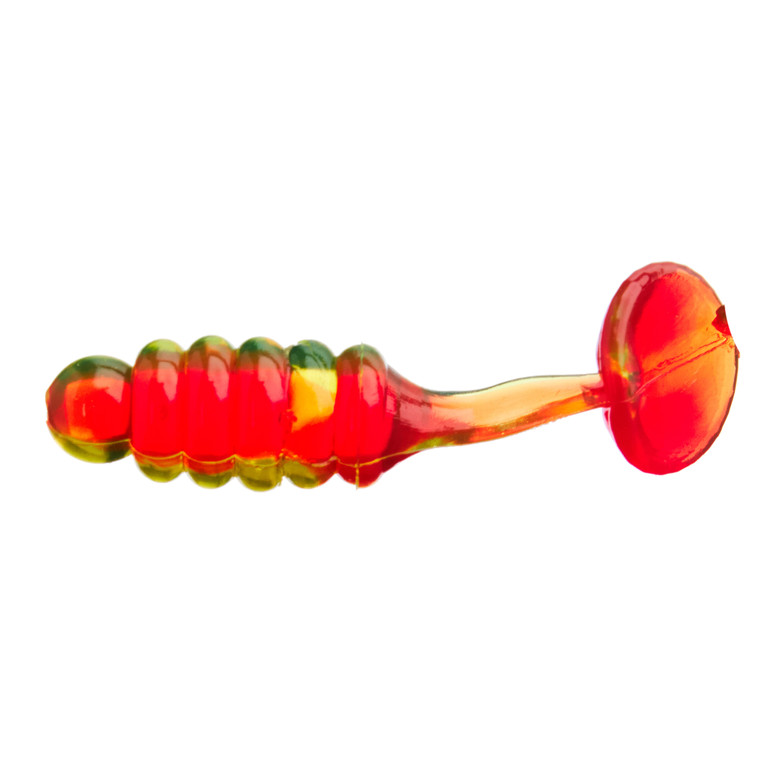 Charlie Brewer CrappSlidrGrb - 1'' Chartreuse Red Core 15pk