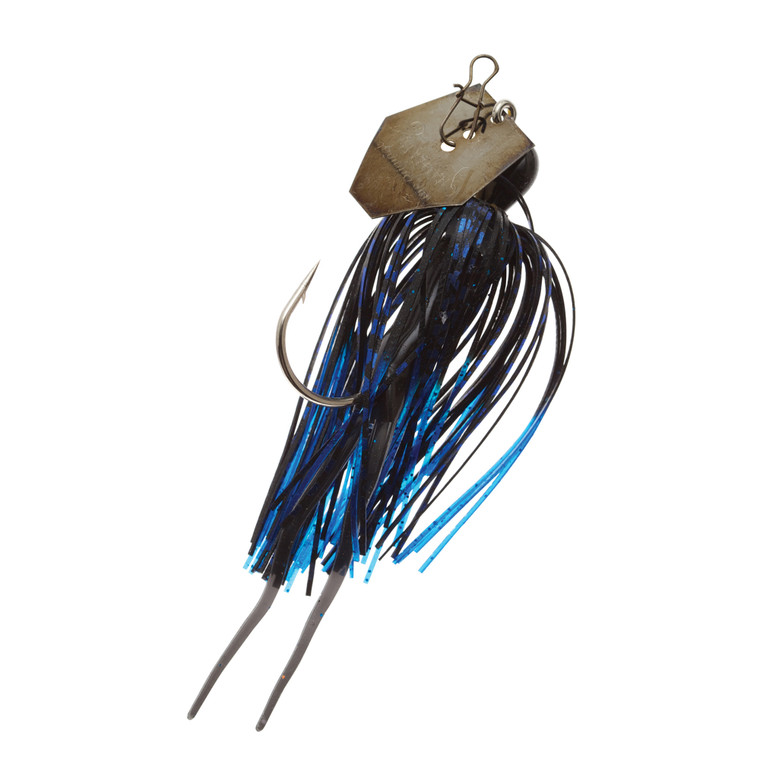 ChatterBait - 3/8oz Blue/Blk/Blk Nkl Blade