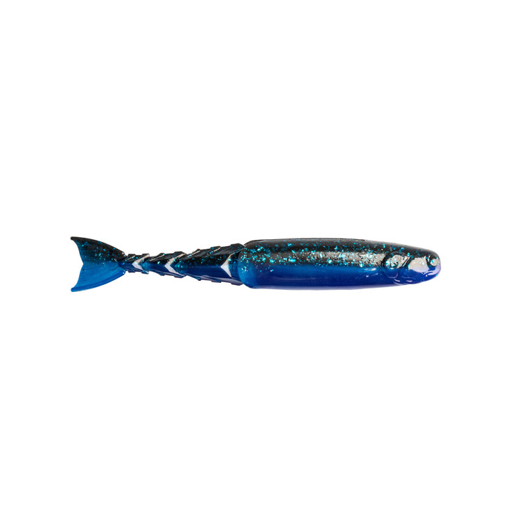 Chatterbait Chattershad - 3.5'' Black/Blue Lam 5pk