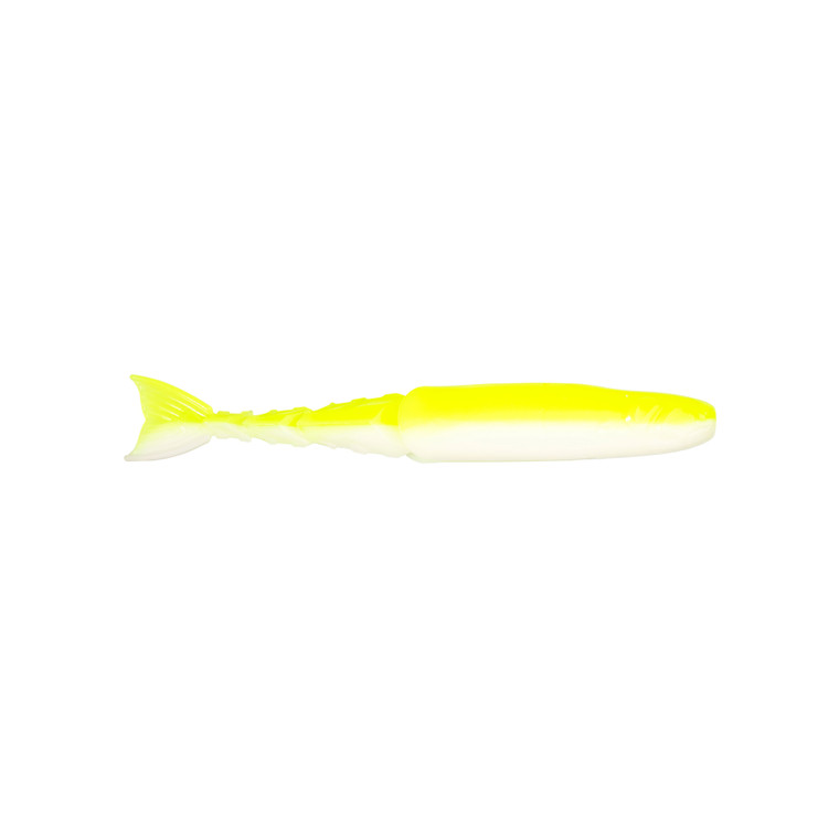 Chatterbait Chattershad - 3.5'' Chartreuse/White 5pk