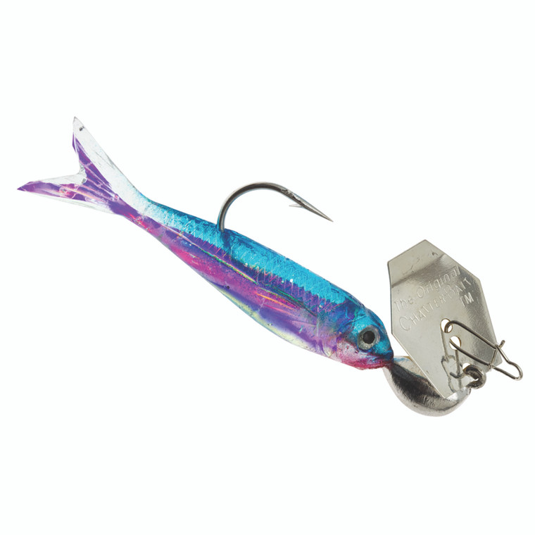 ChatterBait Flashback Mini - 1/16oz Silver/Blue 1pk