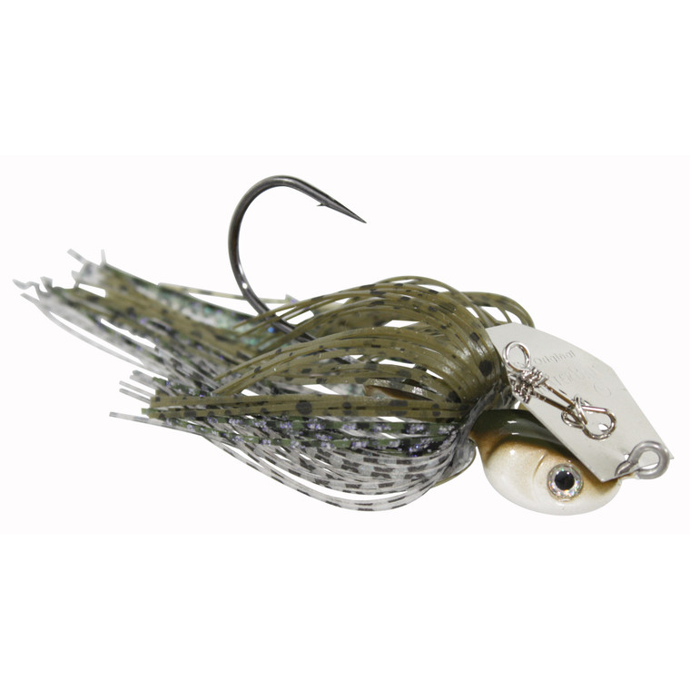 ChatterBait Project Z - 1/2oz Green Pumpkin Shad