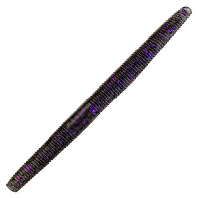 Chompers Salty Sinker - 5'' Smoke/Purple Flake 10pk