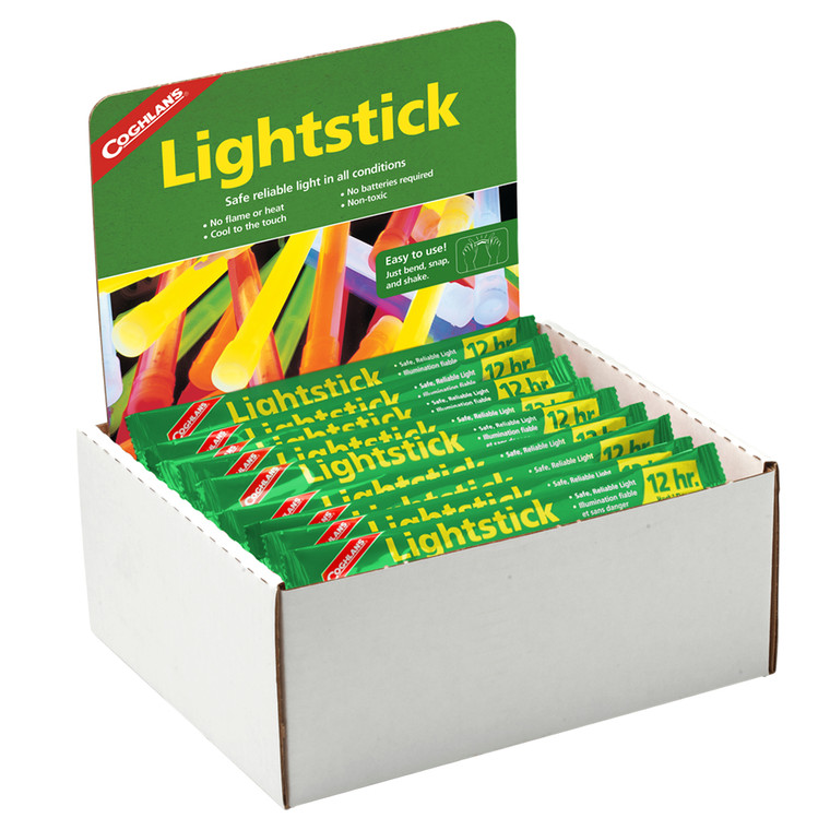 Coghlan Lightsticks - Green - Display