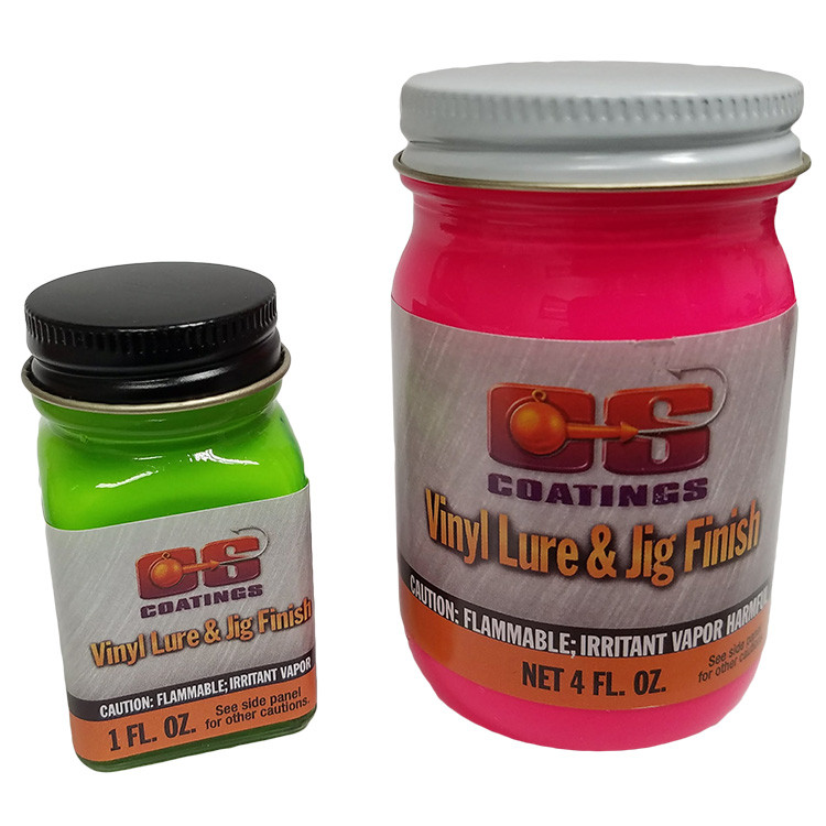 Component Vinyl Lure Finish - 1oz Black