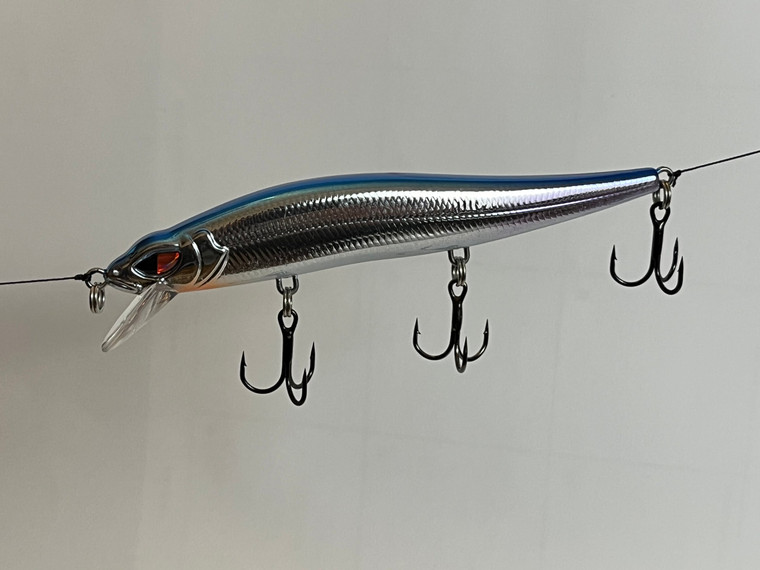 Copper Red Baits - Jonah 1 - 17 - 3/8oz 4'' Pro-Blue Chrome